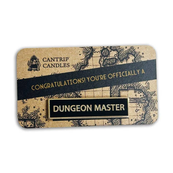 Cantrip Candles: Dungeon Master Badge Pin
