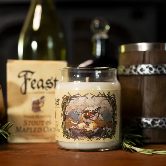 Cantrip Candles: Friar Monty's Stout & Mapled Oats - 9oz