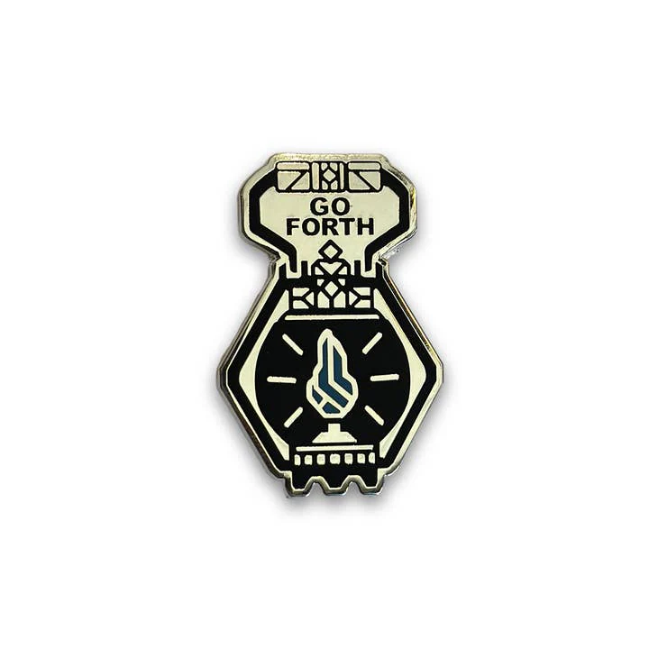 Cantrip Candles: Go Forth Lantern Pin