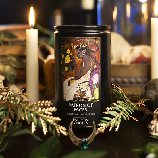 Cantrip Candles: Maevenon, Patron of Faces - 16oz