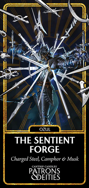 Cantrip Candles: Ozul, the Sentient Forge - 16oz - Image 2