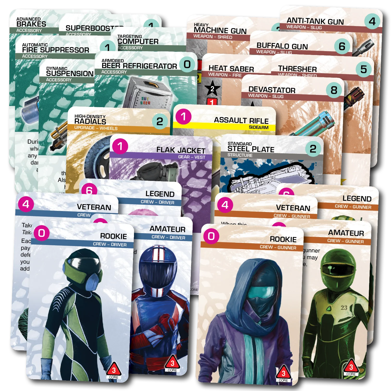 Car Wars - 2 Player Starter Set - Blue/Green - Image 11