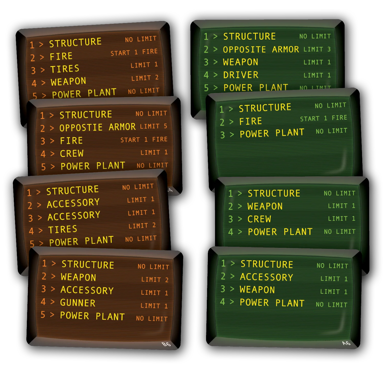 Car Wars - 2 Player Starter Set - Blue/Green - Image 9