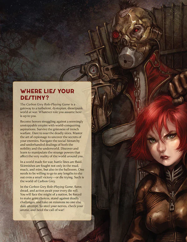 Carbon Grey RPG: Core Rulebook - Image 2