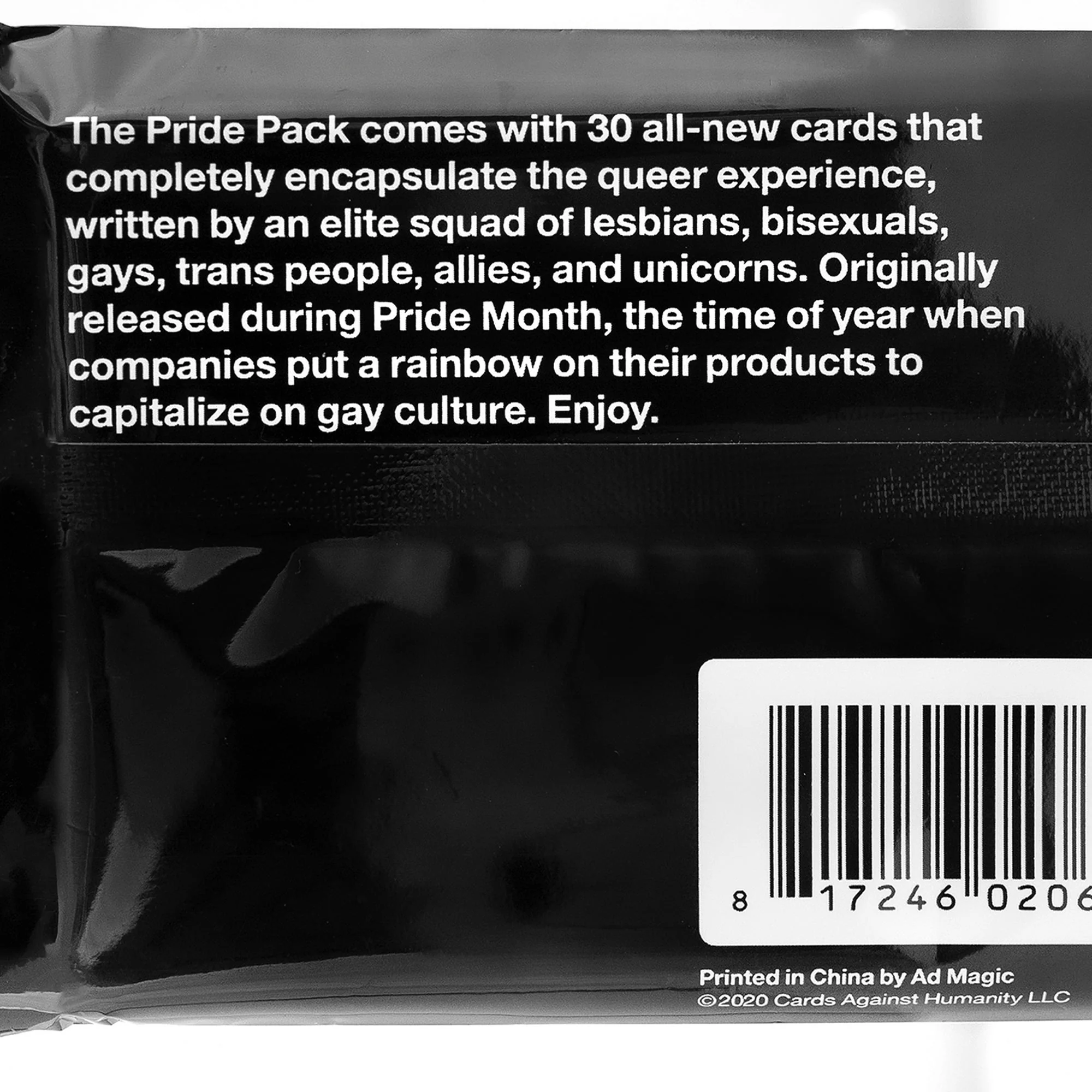 Cards Against Humanity: Pride Pack Without Glitter Expansion (Black) - Image 4