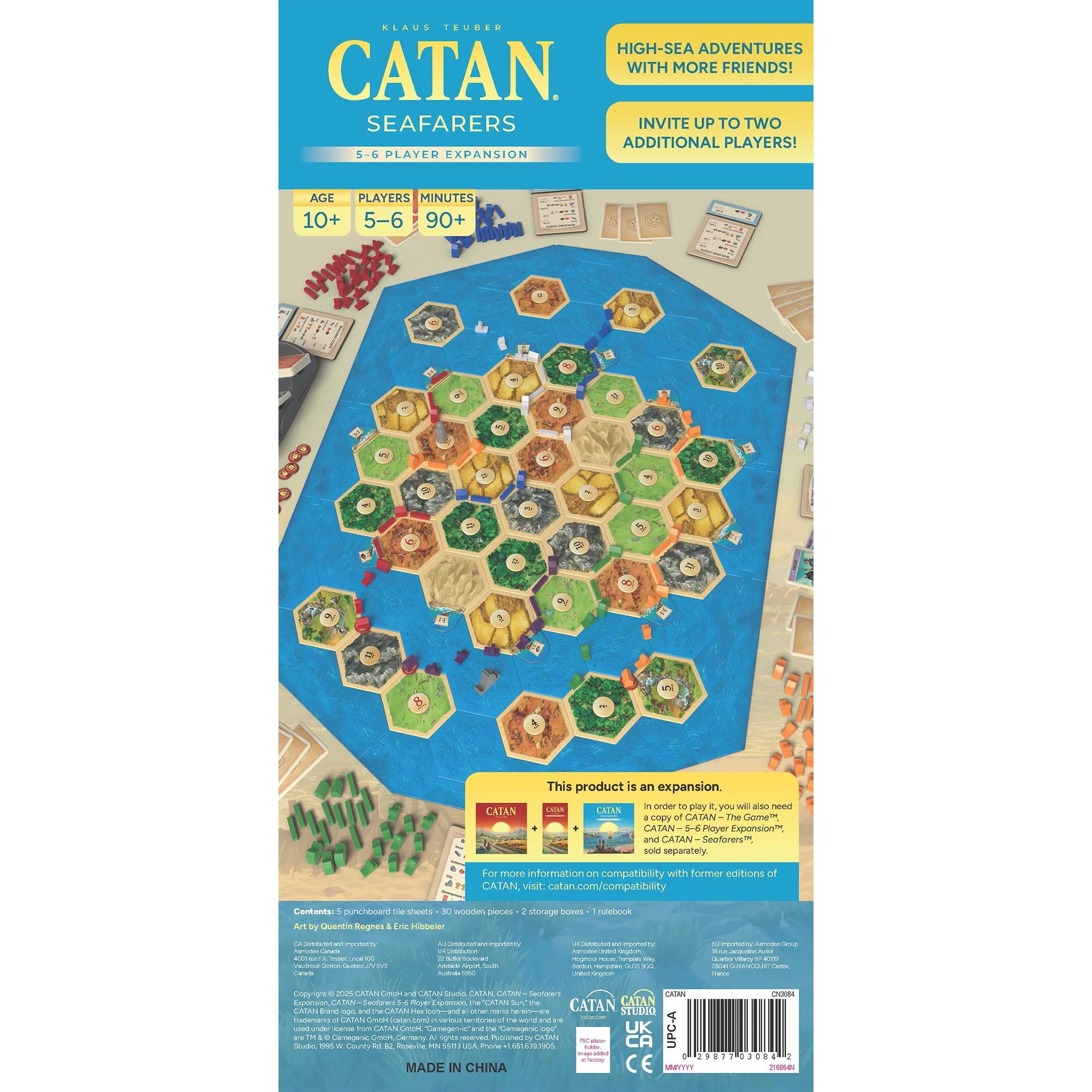 Catan: The Game - Explorers & Pirates 5-6 Player Expansion - Image 3