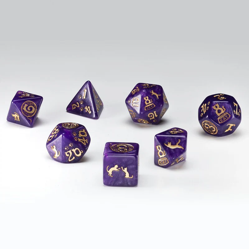 Cats Dice Set: Purrito (7) - Image 4