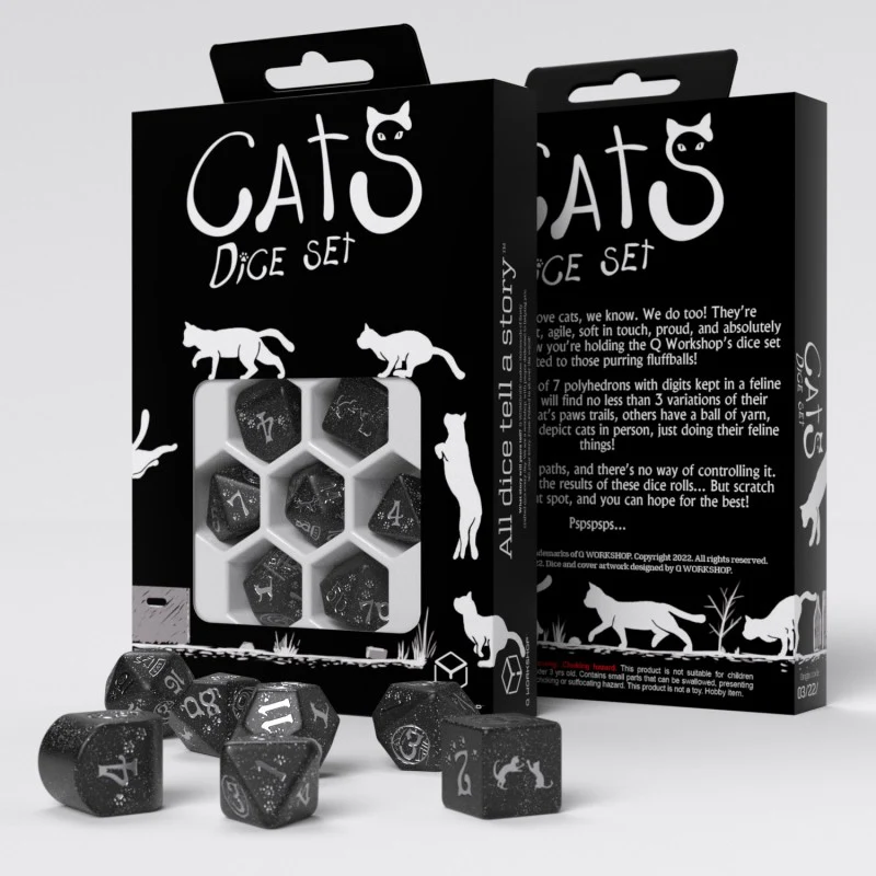 Cats Dice Set: Waffle (7) - Image 2