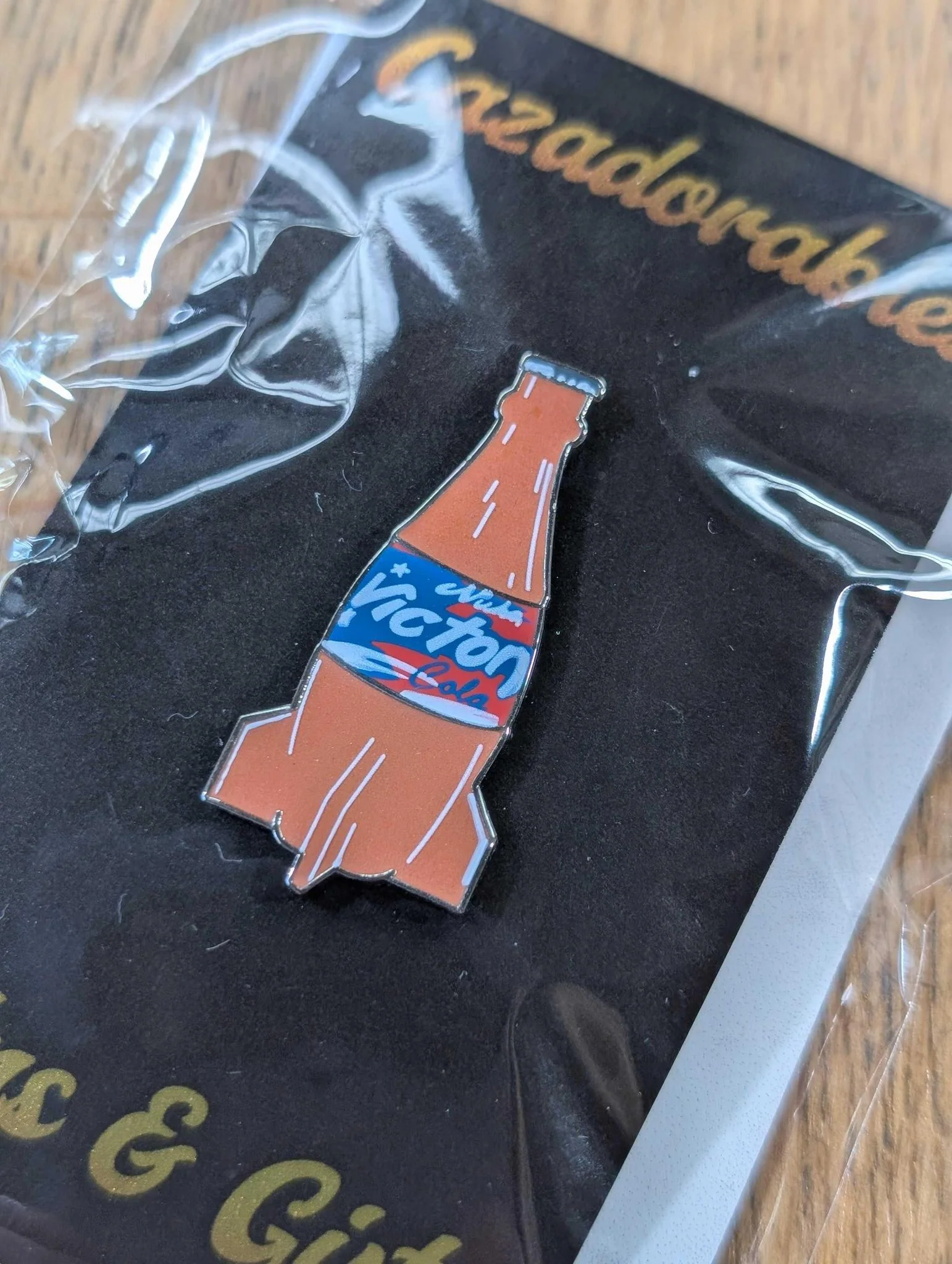 Cazadorable Pins & Gifts: Fallout Nuka Victory Cola Enamel Pin