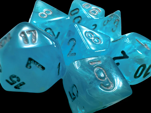 Chessex: Luminary Sky w/ Silver - Mini Polyhedral Dice Set (7) - CHX20566 - Image 2