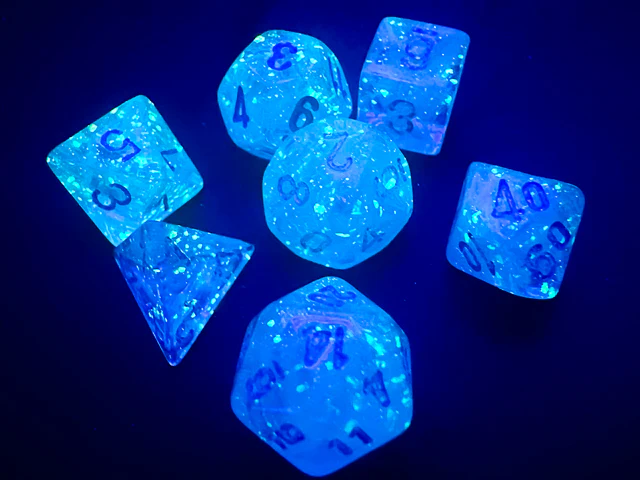 Chessex: Luminary Sky w/ Silver - Mini Polyhedral Dice Set (7) - CHX20566 - Image 3