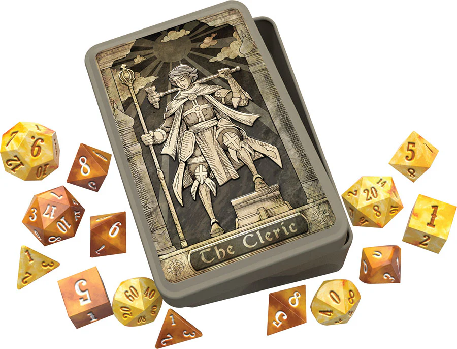 Class-Specific Dice Set: Cleric (Pathfinder and 5E)