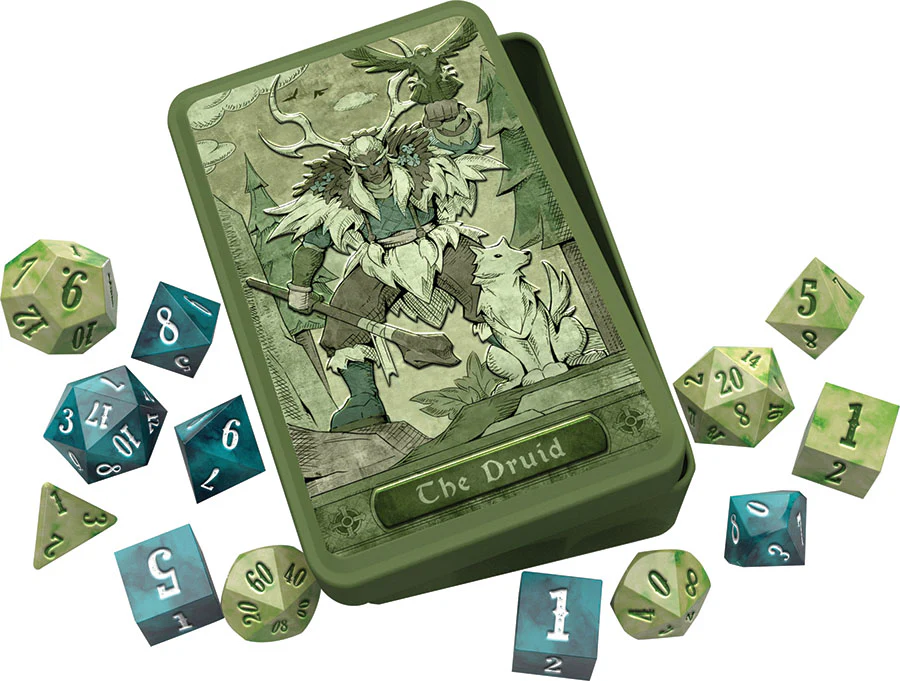 Class-Specific Dice Set: Druid (Pathfinder and 5E)