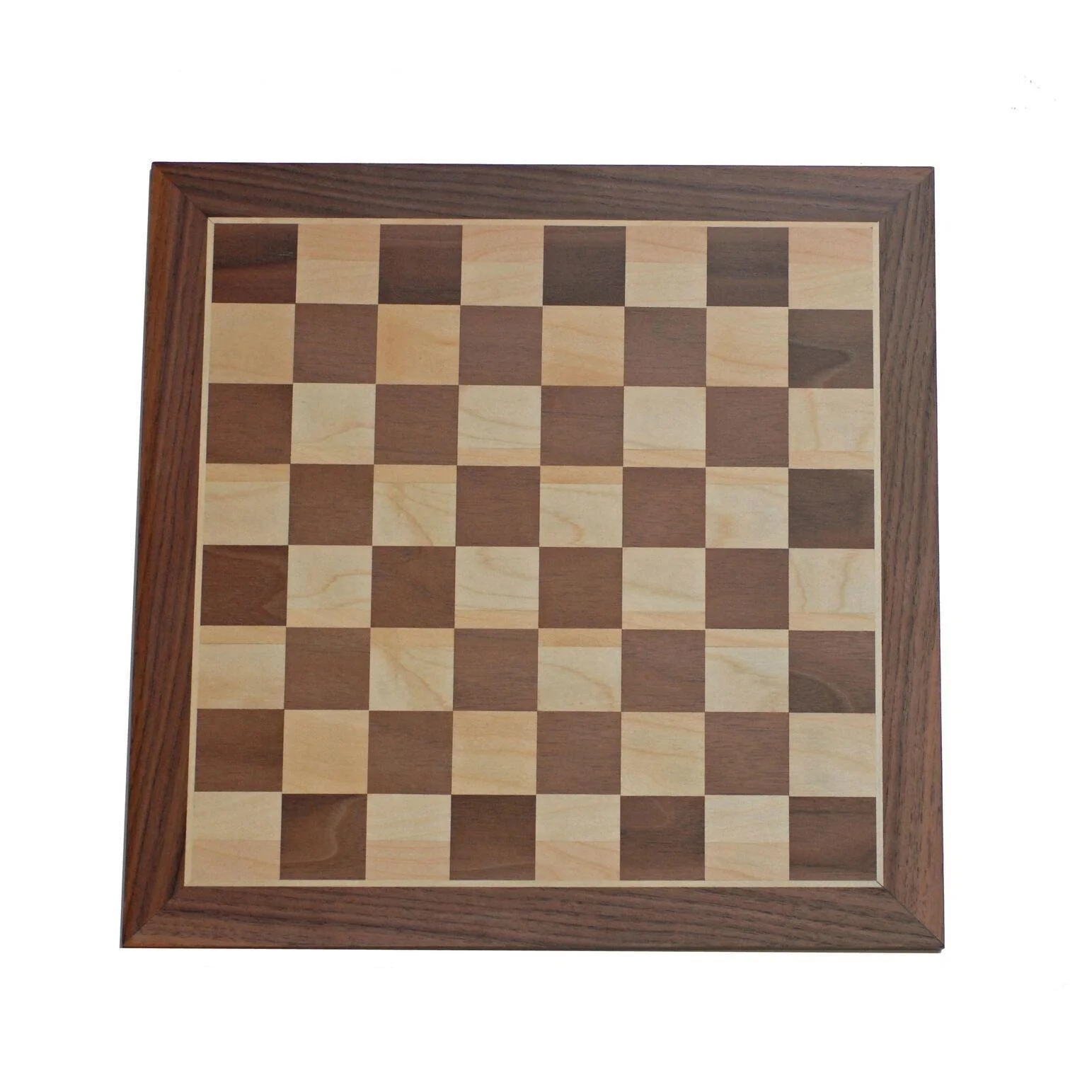 Wood Expressions: Classic Walnut 12-inch Chess Board