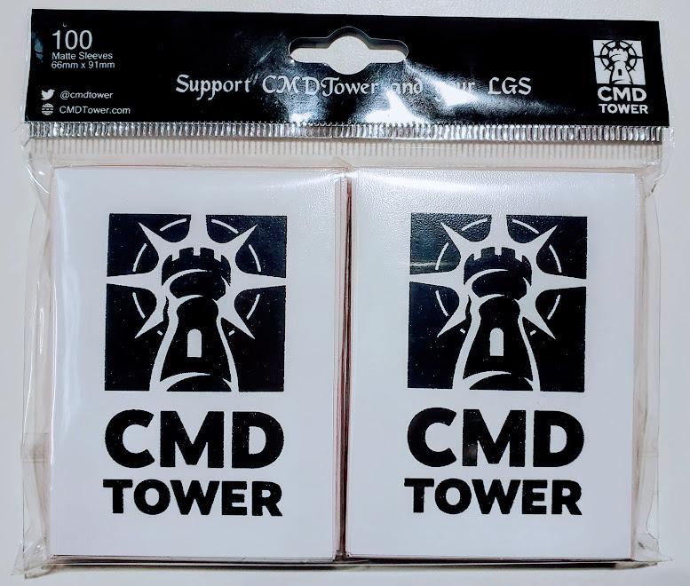 CMDTower - Matte Sleeves 66mm x 91mm - Support CMDTower and your LGS (100)