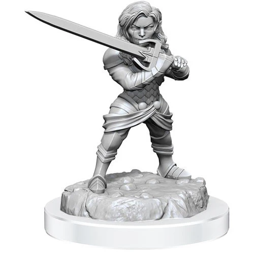 WizKids: Critical Role Miniatures - Human Wizard Female & Halfling Holy Warrior Female - Unpainted - Image 3