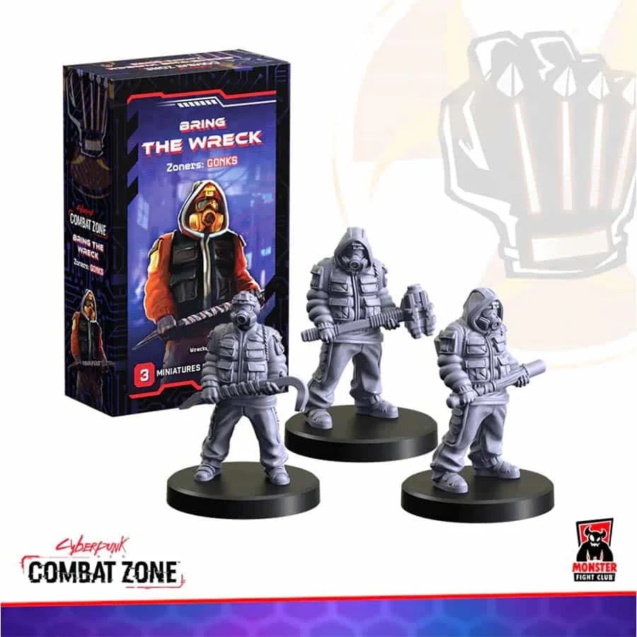 Cyberpunk RED RPG Miniatures: Combat Zone - Bring the Wreck (Zoner Gonks)