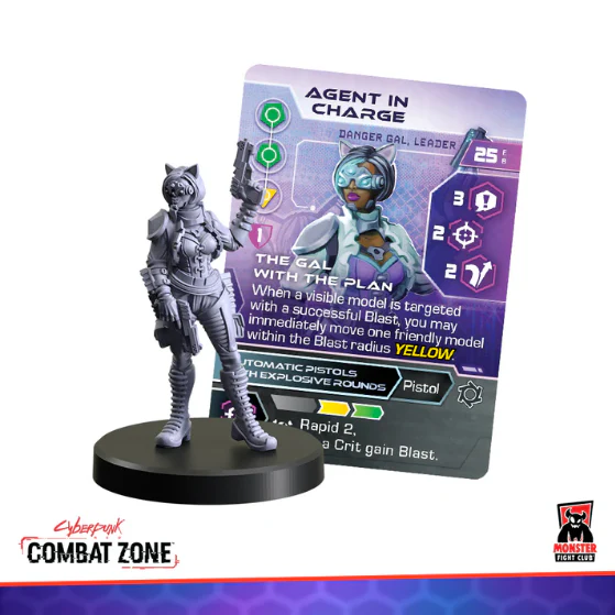 Cyberpunk RED RPG Miniatures: Combat Zone - Danger Gals Starter - Image 2