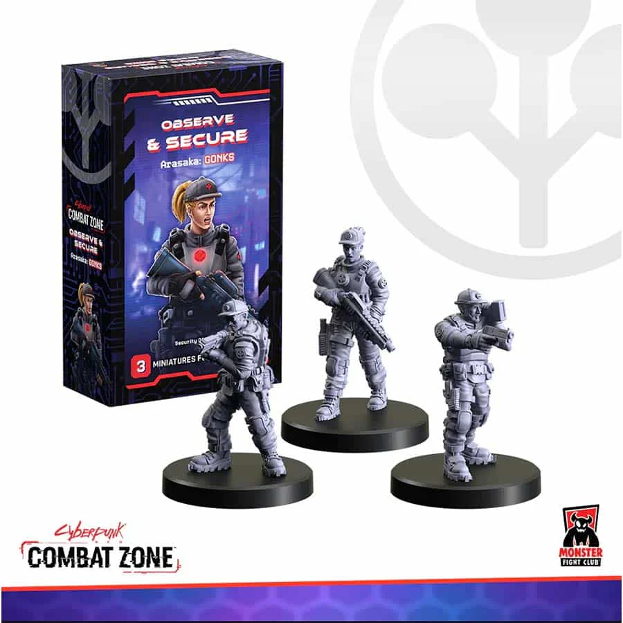 Cyberpunk RED RPG Miniatures: Combat Zone - Observe and Secure