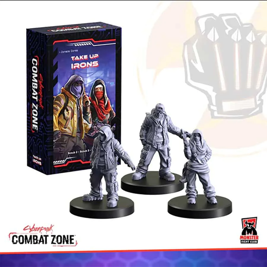 Cyberpunk RED RPG Miniatures: Combat Zone - Take Up Irons Expansion (Zoners Gonks)