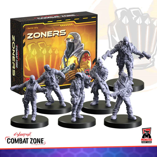 Cyberpunk RED RPG Miniatures: Combat Zone - Zoners Starter Gang