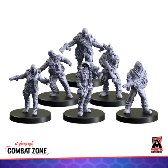 Cyberpunk RED RPG Miniatures: Combat Zone - Zoners Starter Gang - Image 2