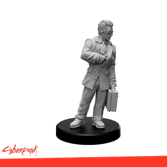 Cyberpunk RED RPG Miniatures: Edgerunners F - Exec, Exec CEO, and Media - Image 2