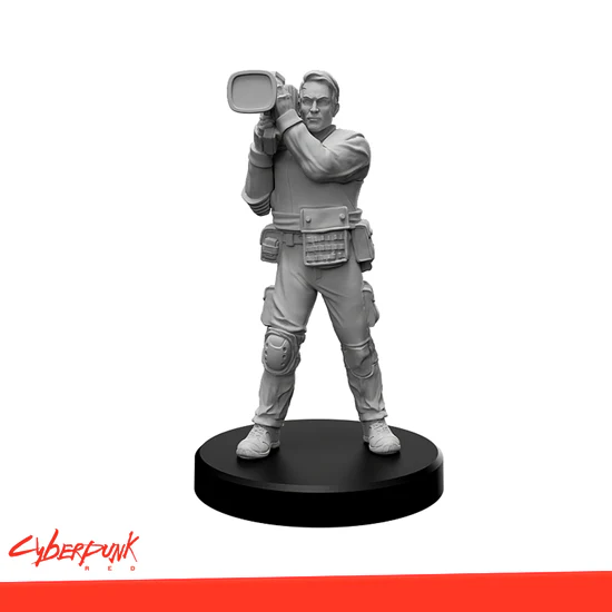 Cyberpunk RED RPG Miniatures: Edgerunners F - Exec, Exec CEO, and Media - Image 4