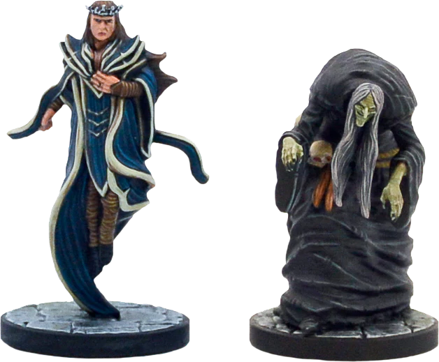 D&D Collector's Series Miniatures - The Wild Beyond the Witchlight - Zybilna & Iggwilv - Unpainted - Image 2