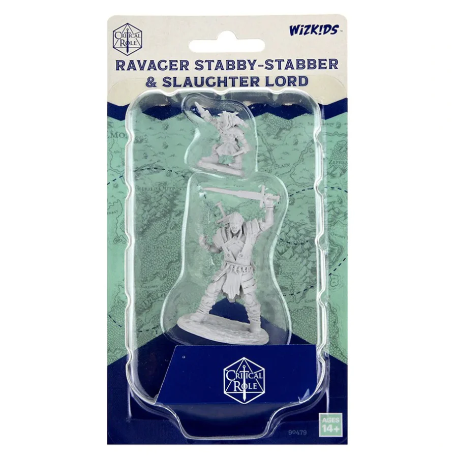 WizKids: Critical Role Miniatures - Ravager Stabby-Stabber & Slaughter Lord - Unpainted
