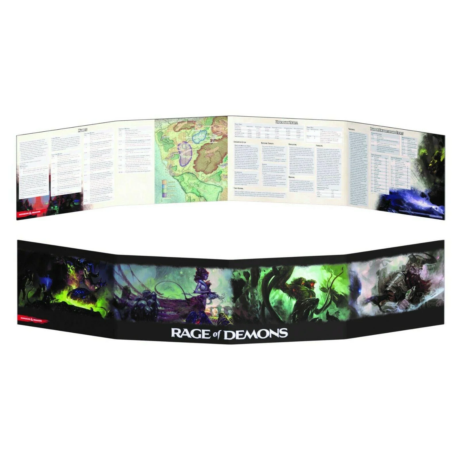 D&D Dungeon Master's Screen - Rage of Demons - Out of the Abyss - Image 2