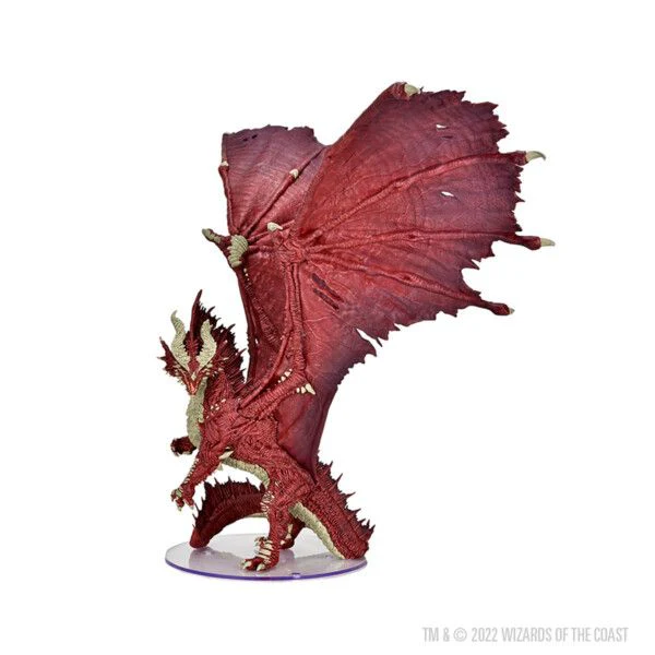 D&D Icons of the Realms: Balagos, Ancient Red Dragon - Premium Painted Miniature