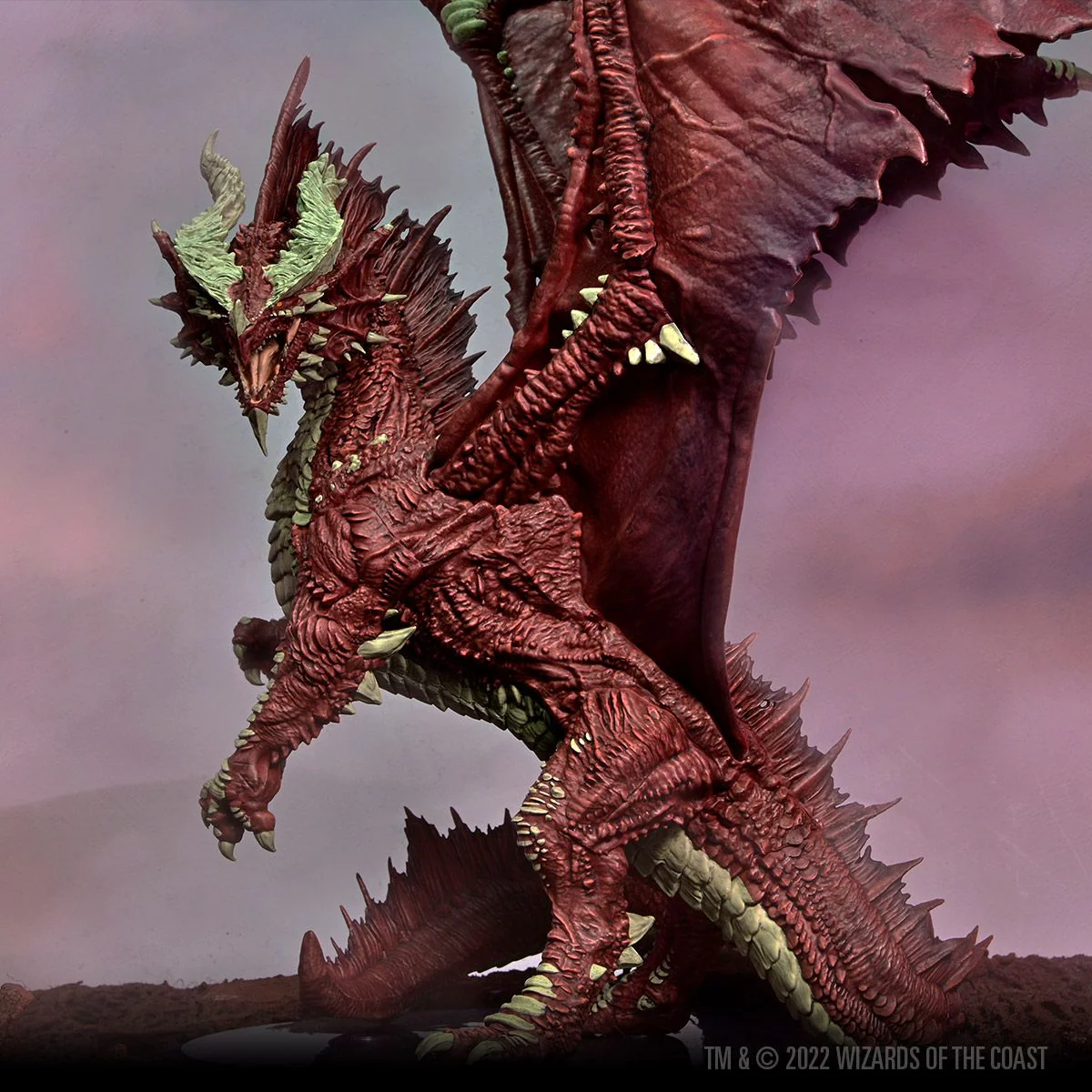 D&D Icons of the Realms: Balagos, Ancient Red Dragon - Premium Painted Miniature - Image 3