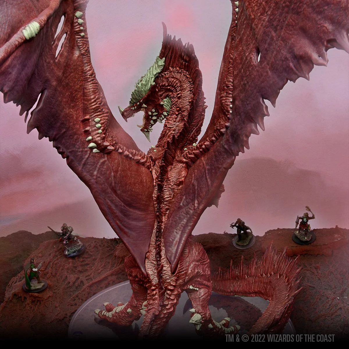 D&D Icons of the Realms: Balagos, Ancient Red Dragon - Premium Painted Miniature - Image 5