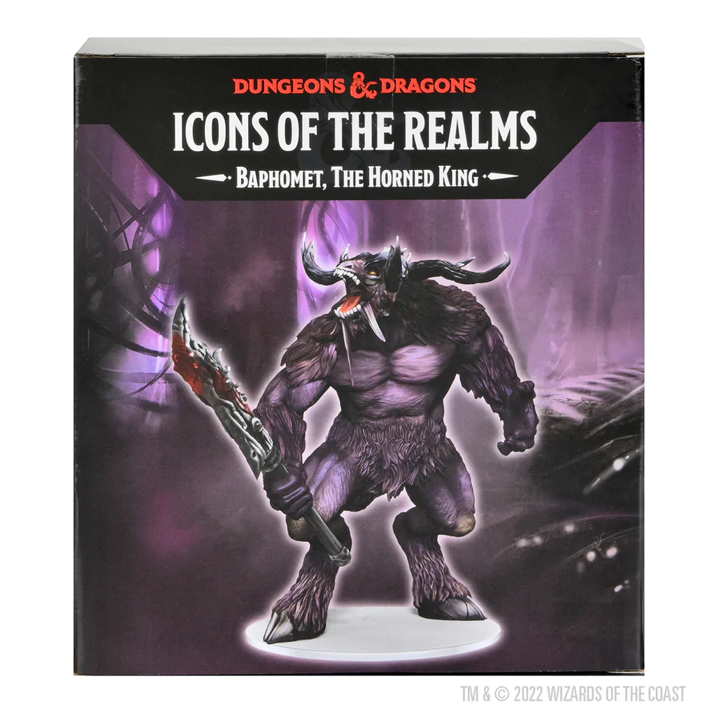 D&D Icons of the Realms: Baphomet, the Horned King - Premium Painted Miniature - Image 2