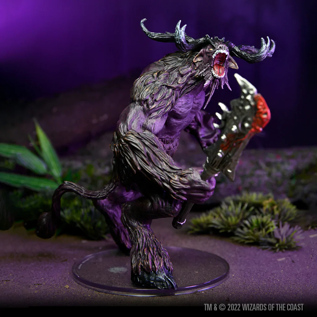 D&D Icons of the Realms: Baphomet, the Horned King - Premium Painted Miniature - Image 4