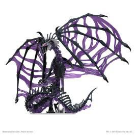 D&D Icons of the Realms - Black Dracolich - Painted Miniature