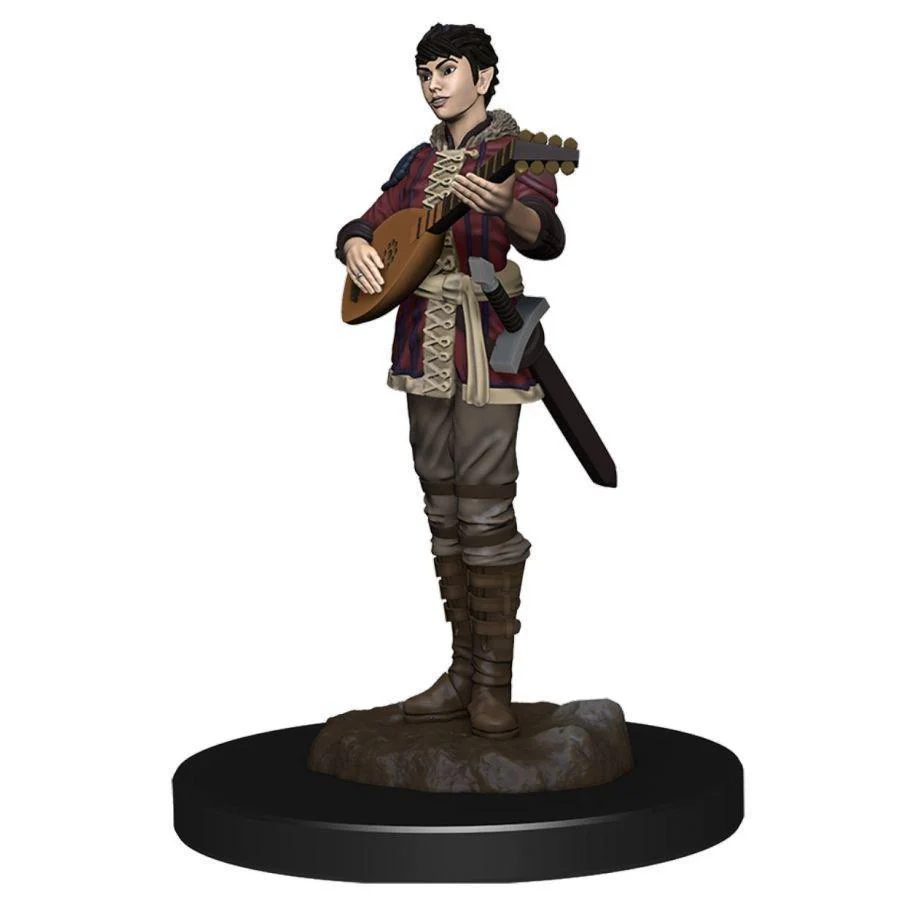 D&D Icons of the Realms: Half-Elf Bard Female - Premium Painted Miniature