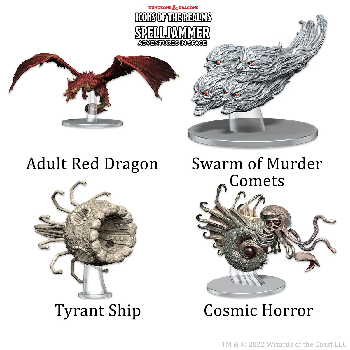 D&D Icons of the Realms: Ship Scale - Spelljammer Adventures in Space - Threats from the Cosmos - Premium Painted Miniature Set - Image 2