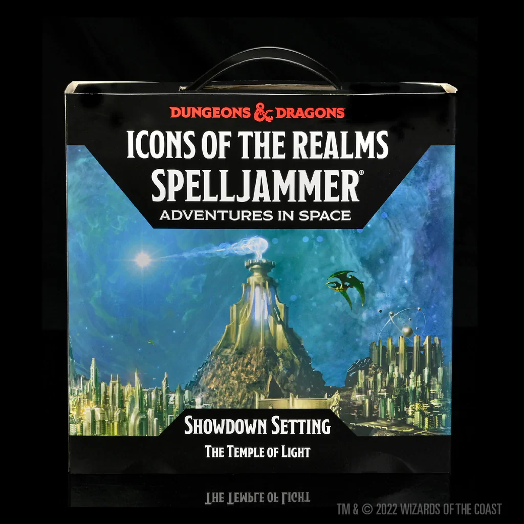 D&D Icons of the Realms: Showdown Setting - Spelljammer Adventures in Space - The Temple of Light - Premium Painted Miniature Set