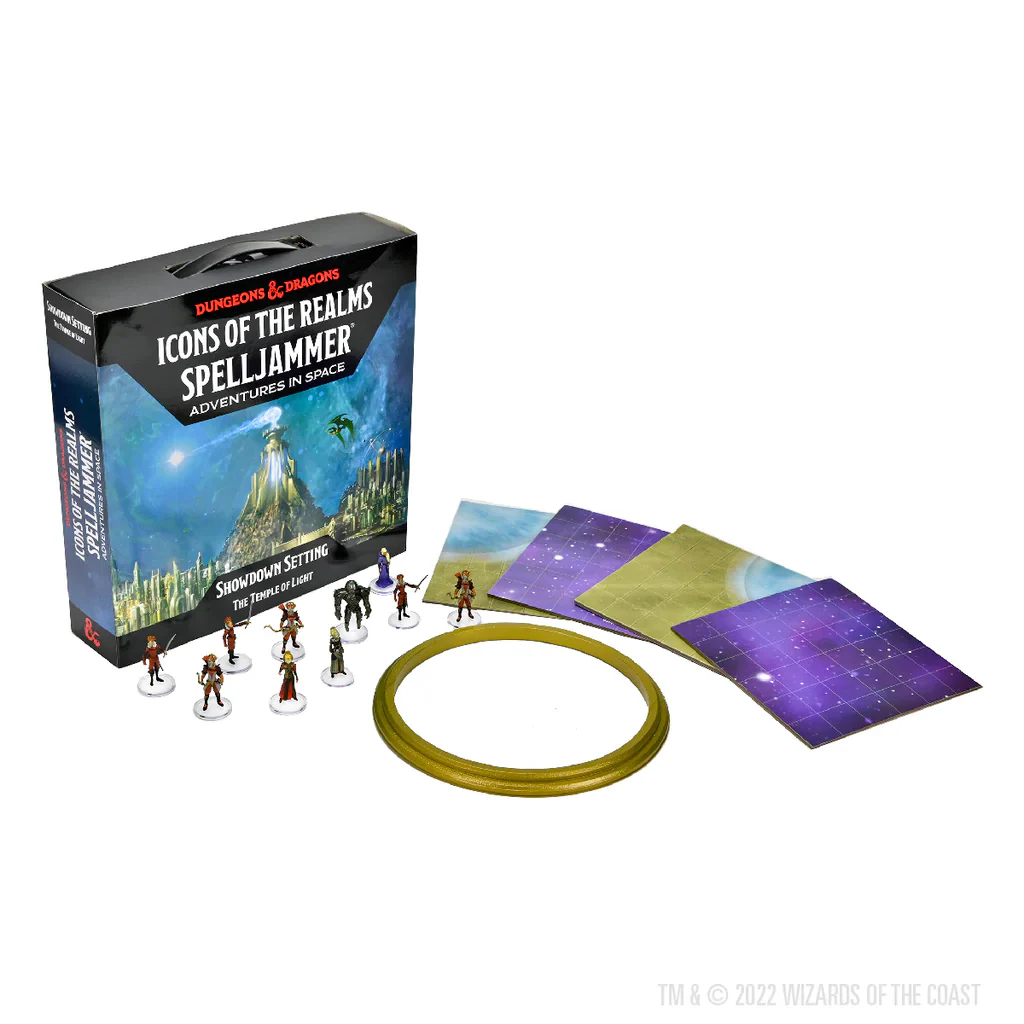 D&D Icons of the Realms: Showdown Setting - Spelljammer Adventures in Space - The Temple of Light - Premium Painted Miniature Set - Image 2