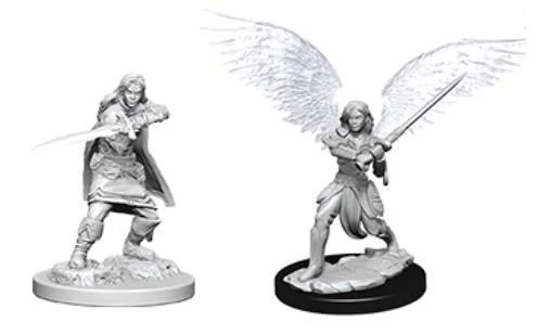 D&D Nolzur's Marvelous Miniatures: Aasimar Fighter Female - Unpainted