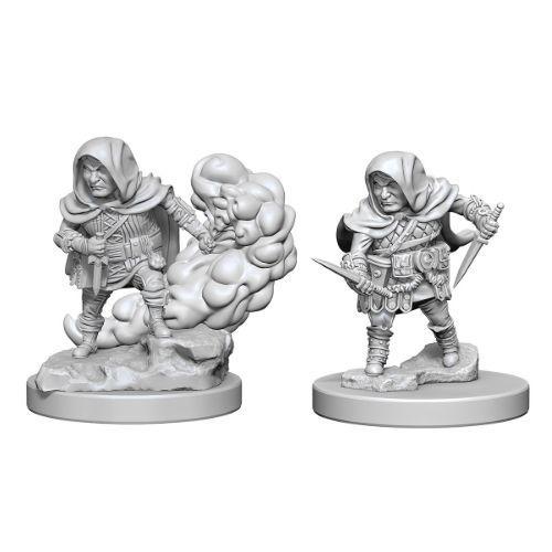 D&D Nolzur's Marvelous Miniatures: Halfling Rogue Male W1 - Unpainted