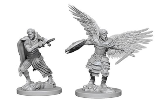 D&D Nolzur's Marvelous Miniatures: Aasimar Fighter Male - Unpainted