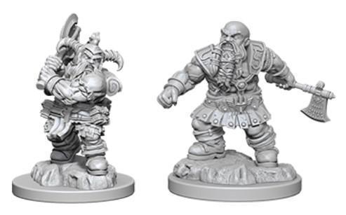 D&D Nolzur's Marvelous Miniatures: Dwarf Barbarian Male - Unpainted