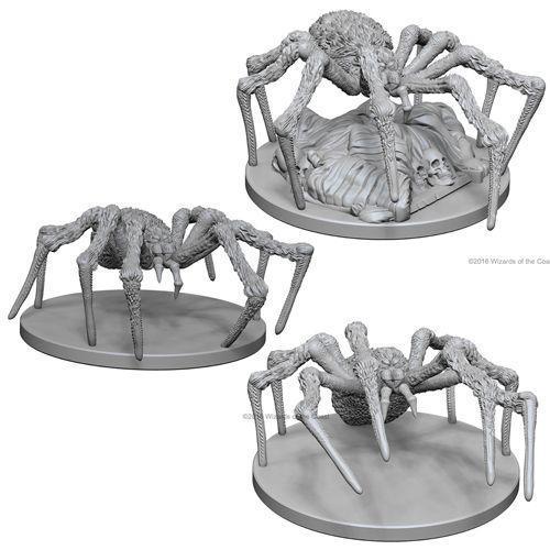 D&D Nolzur's Marvelous Miniatures: Spiders - Unpainted