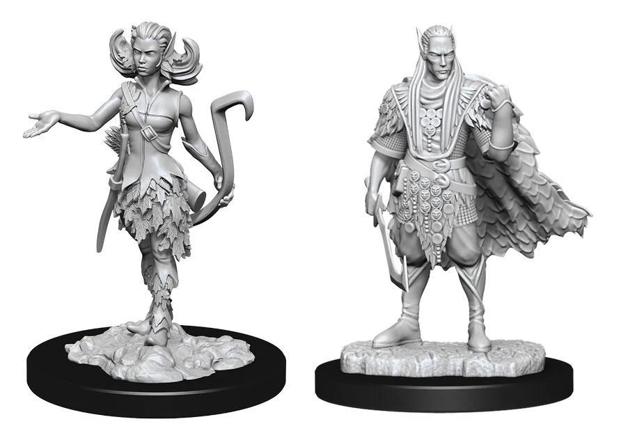 D&D Nolzur's Marvelous Miniatures: Autumn Eladrin & Summer Eladrin - Unpainted