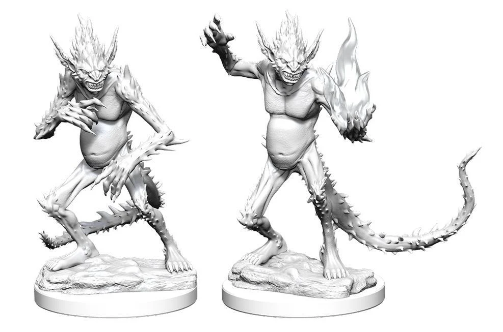 D&D Nolzur's Marvelous Miniatures: Barbed Devils - Unpainted