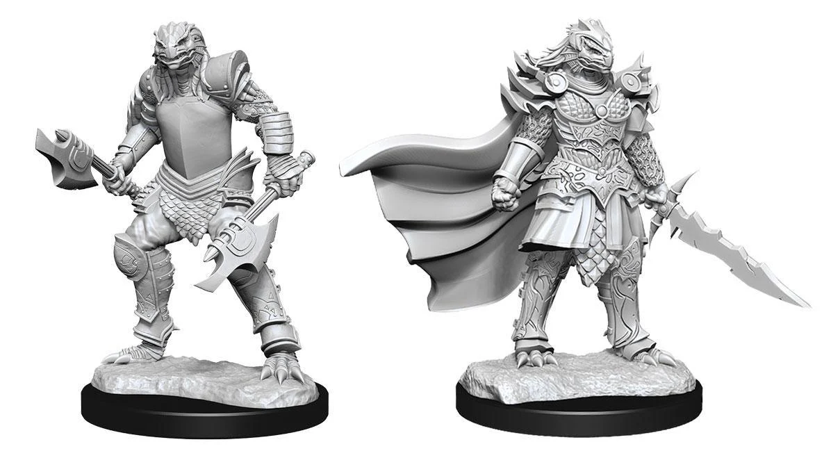 D&D Nolzur's Marvelous Miniatures: Dragonborn Fighter Female - Unpainted