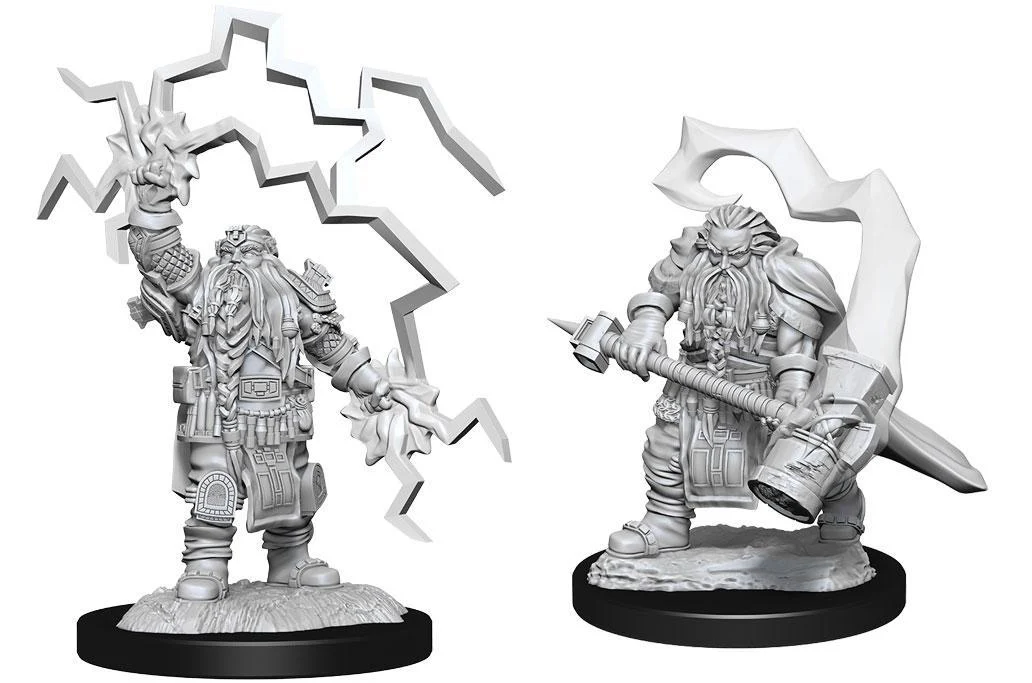 D&D Nolzur's Marvelous Miniatures: Dwarf Cleric Male - Unpainted